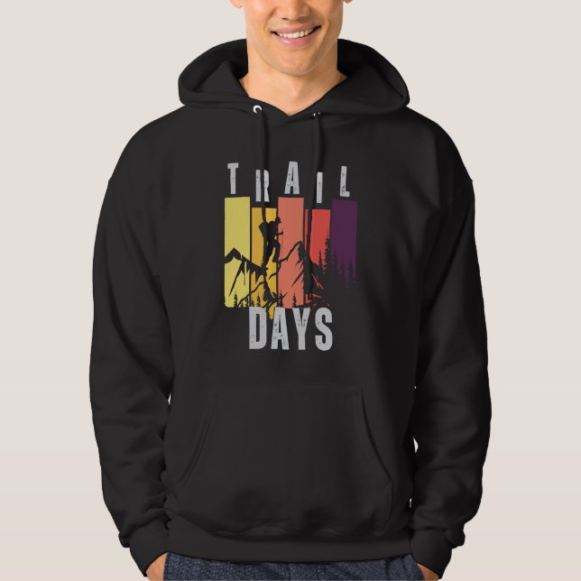 Sudadera Days of trail   adventure trail (Anverso)