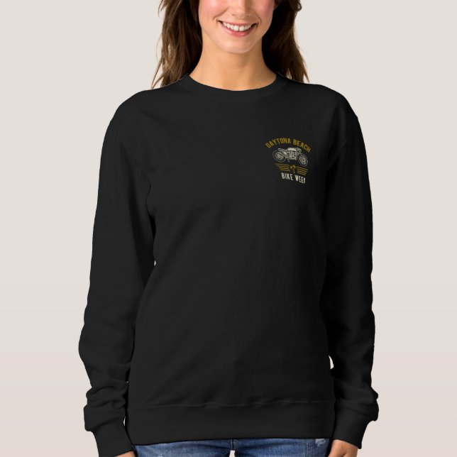 Sudadera Daytona Beach Bike Week Retro Motorcycle 6 (Anverso)