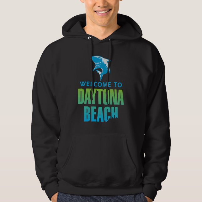 Sudadera Daytona Beach Florida Shark Bite (Anverso)
