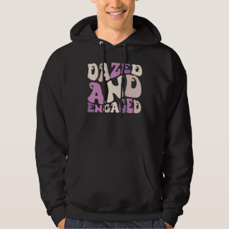 Sudadera Dazed And Engaged Retro Bachelorette Party Bride B