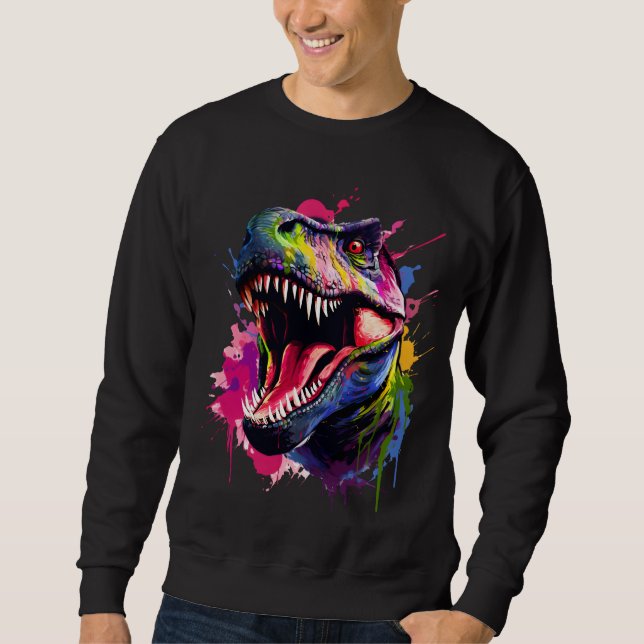 Sudadera Dazzling T-Rex (Anverso)