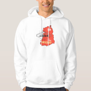 Sudadera DDR diseño de publicidad “progreso máquina