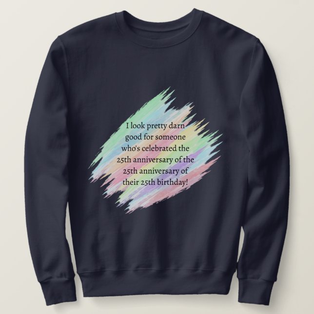 Sudadera De 75 años o más (Anverso del diseño)