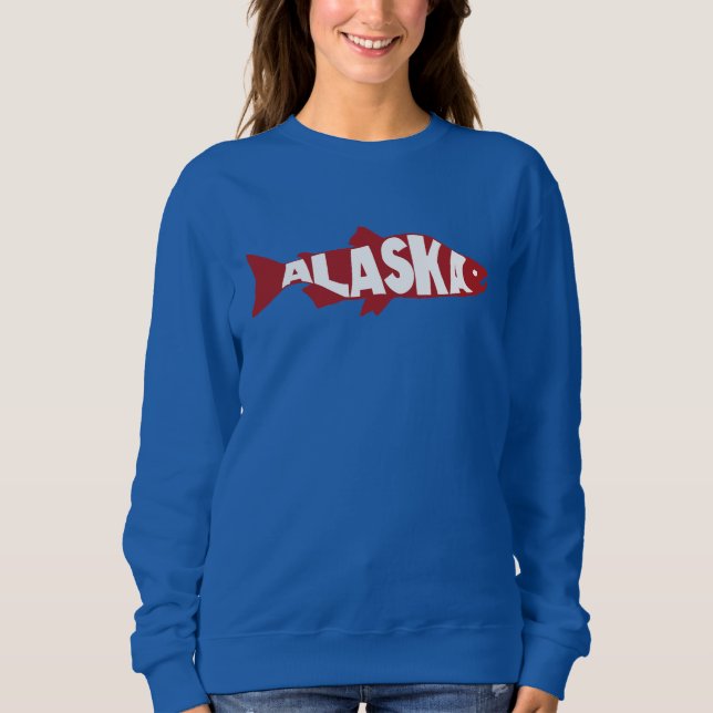 Sudadera de Alaska Salmon (Anverso)