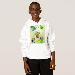 sudadera de alienígena lindo y cactus, Agrega un t