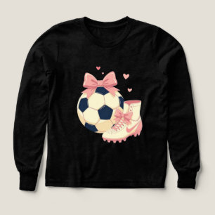 Sudadera de amante del fútbol coquette