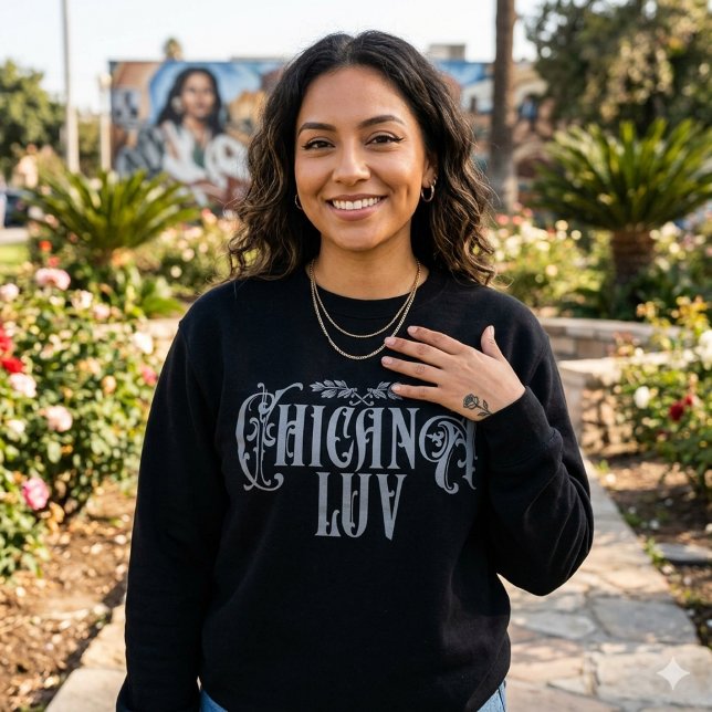 Sudadera de Amor Chicana | Orgullo Latina  (Chicana Love Sweatshirt | Latina Pride)