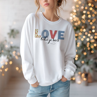 Sudadera de amor cristiano como Jesús