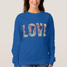 Sudadera de amor floral