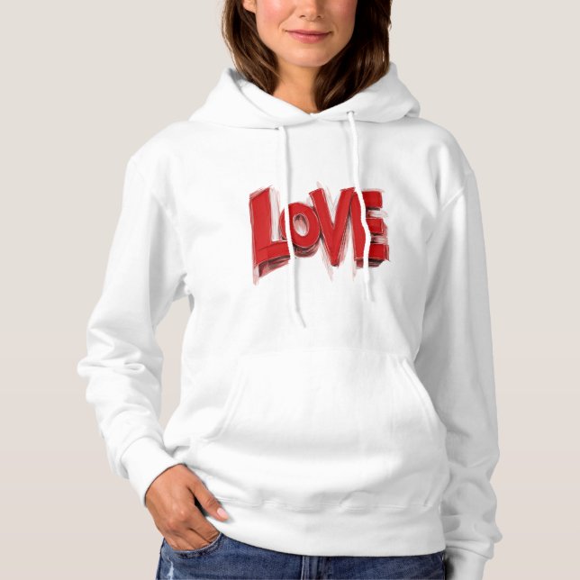 Sudadera de AMOR, regalo de pareja, regalos, regal (Anverso)