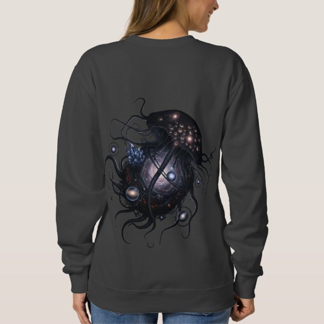 Sudadera de arte de la medusa de Stardust Jellyfis (Reverso)