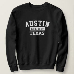 Sudadera de Austin Texas - Est 1839 Capucha de rec