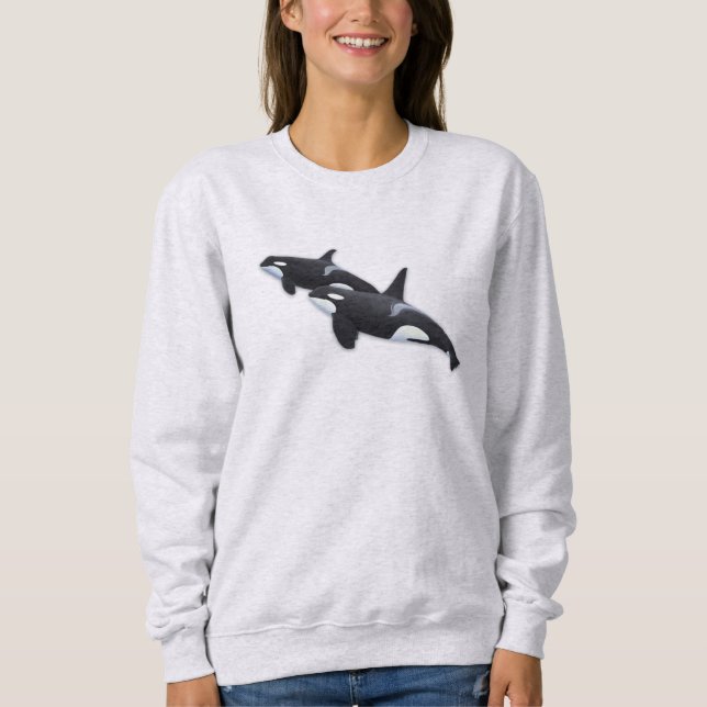 Sudadera de ballena asesina (Anverso)