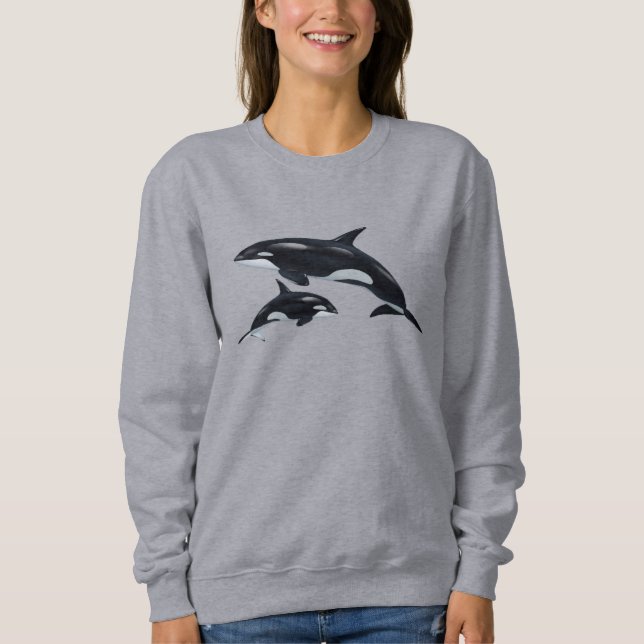 Sudadera de ballena asesina (Anverso)