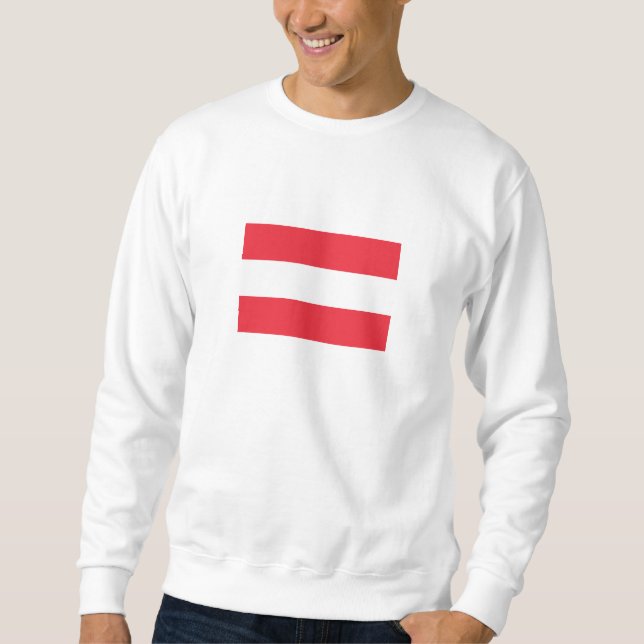 Sudadera de bandera austriaca patriótica (Anverso)