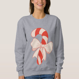 Sudadera de bastón de caramelo