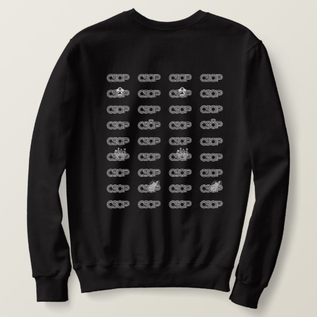 Sudadera de Black CSOP 2025 (Reverso del diseño)