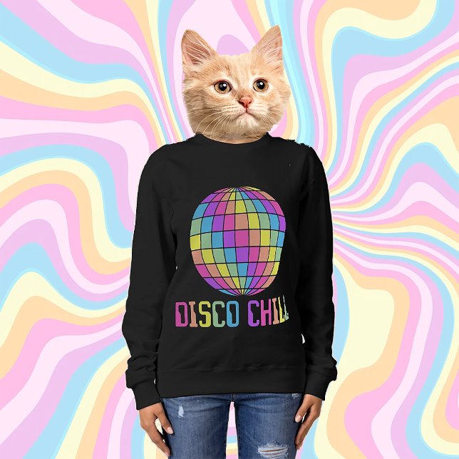 SUDADERA DE BOLA DE DISCOTECA PASTEL RELAJANTE (Subido por el creador)