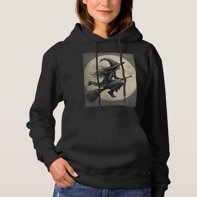 sudadera de bruja de halloween (Anverso)