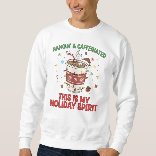 Sudadera de café de vacaciones (Anverso)