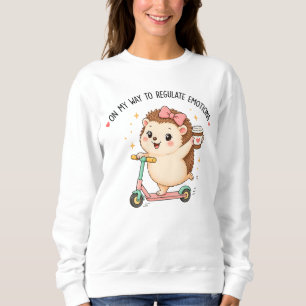 Sudadera De Camino A Regular Emociones Erizo Divertido