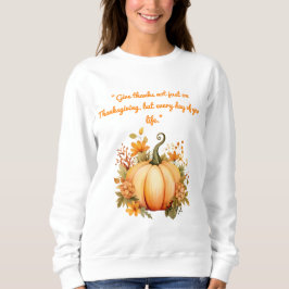 Sudadera de camiseta - Calabaza de otoño y tee de