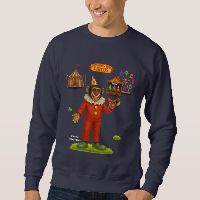 Sudadera de Chester el payaso chimpancé (Anverso)