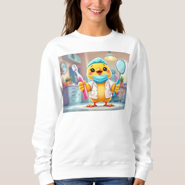 Sudadera de Chica Dentista (Anverso)