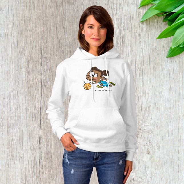 Sudadera de chica jugando baloncesto (Subido por el creador)