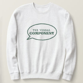 Sudadera de componente verbal - Gris claro