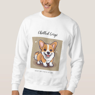 Sudadera de Corgi chillón - perro musical lindo