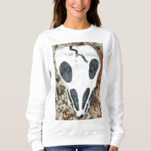 sudadera de cráneo pintada