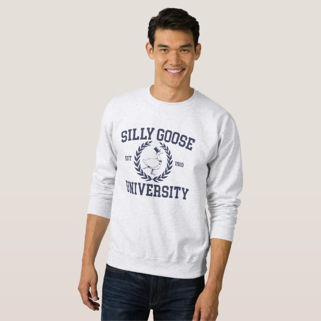 Sudadera de cuello de crema de la Universidad de S (Anverso completo)