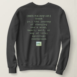 Sudadera de cuello de crema de Metanoia