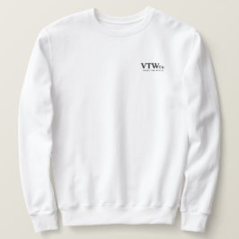 Sudadera de cuello de crema para hombres de VTW Co