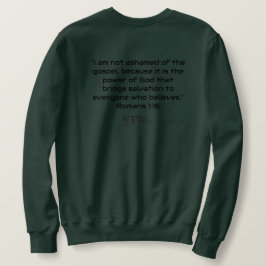 Sudadera de cuello de crepúsculo masculino sin rem