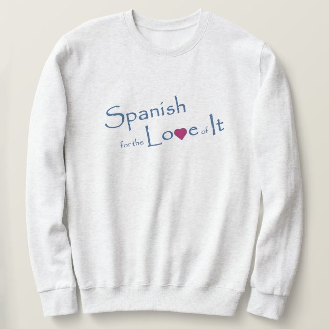 Sudadera de cuello de la tripulación (Anverso del diseño)