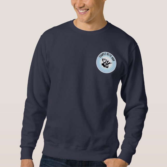 Sudadera de cuello de la tripulación - Logo de TBA (Anverso)