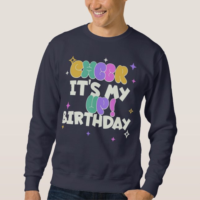 SUDADERA DE CUMPLEAÑOS PARA HOMBRE PARA ANIMAR  (Anverso)