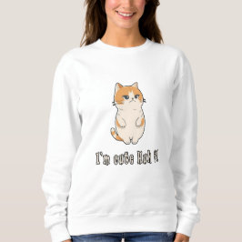 Sudadera De Diseño De Gato Kitty Para Gato