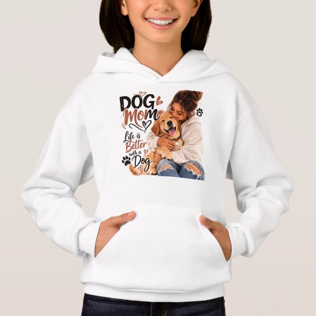 Sudadera de Dog Mom para Mujeres | Suéter de Perro (Anverso)