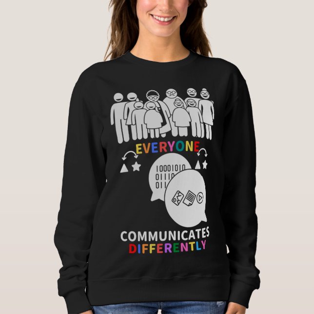 Sudadera De En Abril Usamos El Rojo En Vez Del Autismo Que  (Anverso)