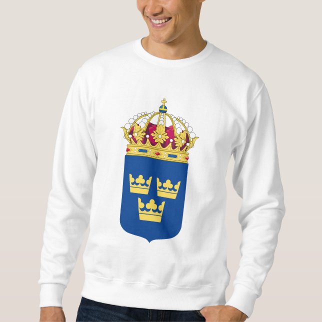 Sudadera de Escudo de Brazos de Suecia (Anverso)