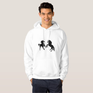 Sudadera de familia de pareja de caballos