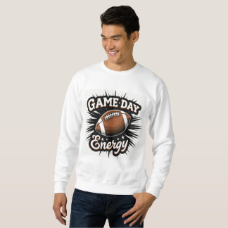 Sudadera de fútbol con energía para el día del par