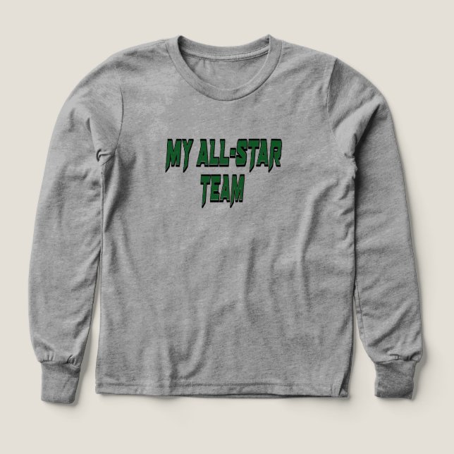 Sudadera de fútbol de mi equipo de estrellas (Diseño frontal)