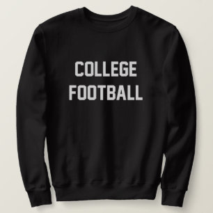 Sudadera de fútbol universitario