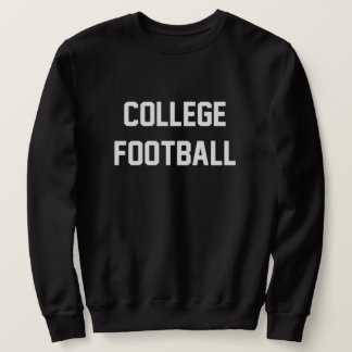 Sudadera de fútbol universitario