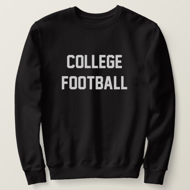 Sudadera de fútbol universitario (Anverso del diseño)