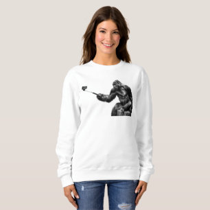 Sudadera de garrote de selfie